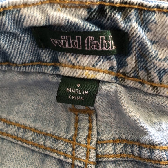 Target wild fable flower denim skirt - Picture 3 of 3